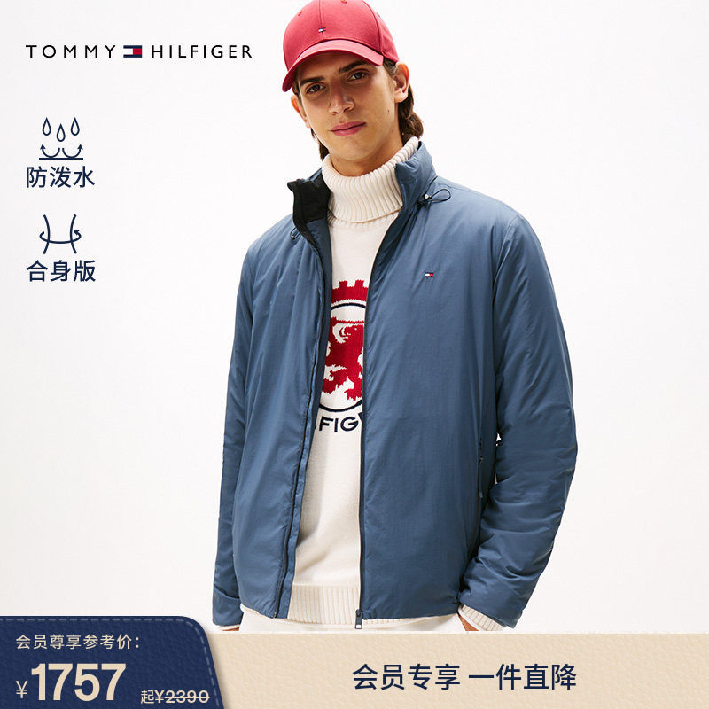 【防泼水】Tommy秋冬男装户外潮流露营运动休闲连帽棉服夹克外套