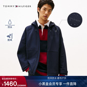 Tommy秋冬男防风防水休闲运动磨毛连帽软壳夹克外套 轻暖系列