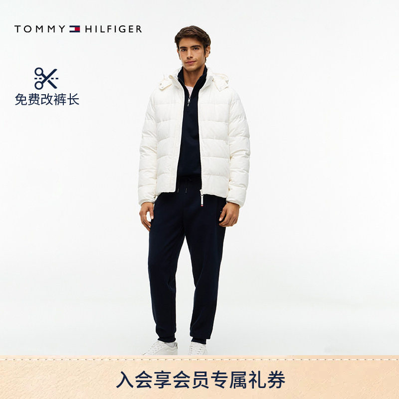【免费改裤】Tommy26秋冬新款男装抽绳腰束脚运动针织休闲裤卫裤