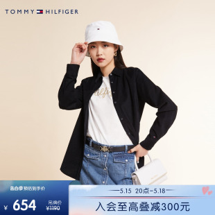 灯芯绒纯棉简约刺绣商务长袖 外套XW0XW02098 衬衫 秋冬女装 Tommy