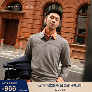 T恤POLO衫 1985商务休闲通勤纯色长袖 新年礼物 男装 Tommy25秋冬新款