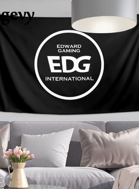 定制EDG战队厂长挂布挂毯粉丝应援电竞周边宿舍装饰海报背景墙布