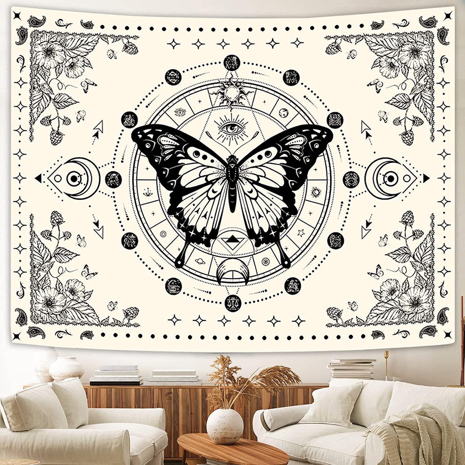 美式复古装饰墙布网红直播背景布高级床头卧室宿舍墙布挂布背景图