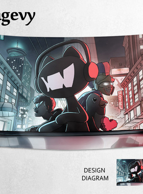Monstercat怪兽猫厂电音粉丝定制周边装饰海报背景布挂布墙布挂毯
