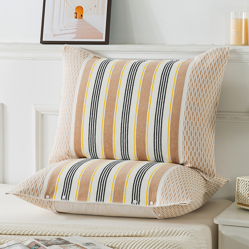 纯棉纱布枕巾防滑不脱落高档欧式全棉家用纱布盖巾卡扣式枕头巾