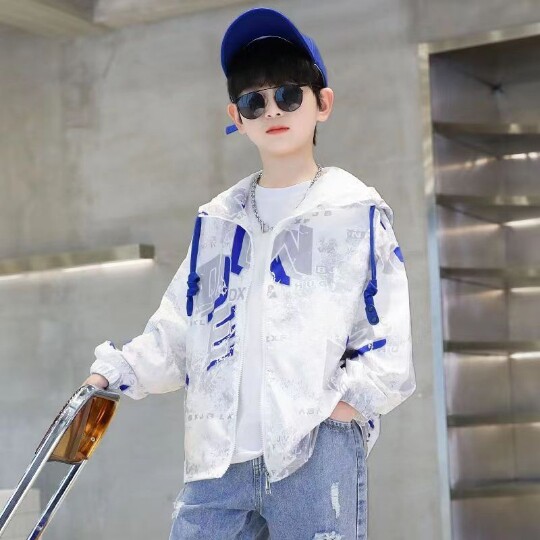 童装男童夏装防晒衣外套防晒服薄款2026新款儿童夏季中大童夏款潮
