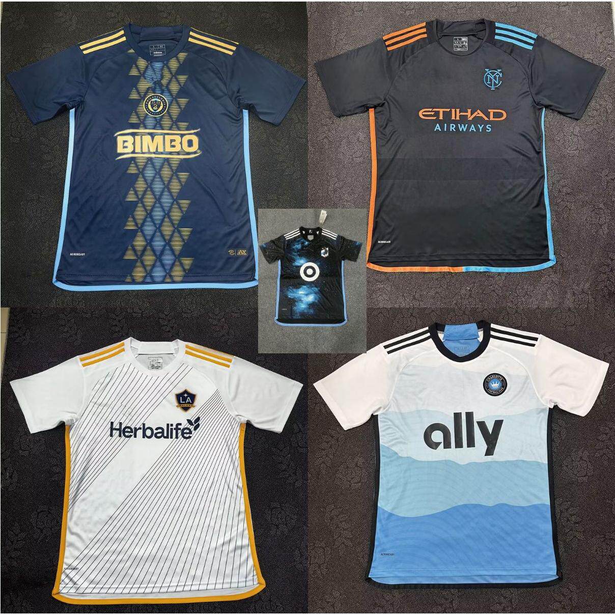 成人男24-25美职联夏洛特/费城/银河/明尼苏达大人短袖足球服