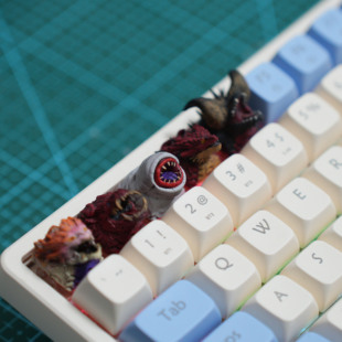 怪物猎人键帽个性客制化机械键盘键帽天地煌啼龙奇怪龙惨爪龙