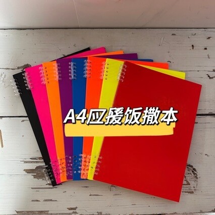 饭撒牌A4活页硬卡纸本子粉丝自制
