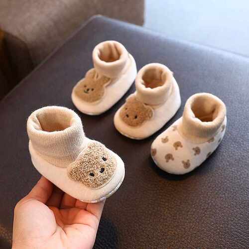 春秋婴童卡通软底防滑婴儿袜鞋｜