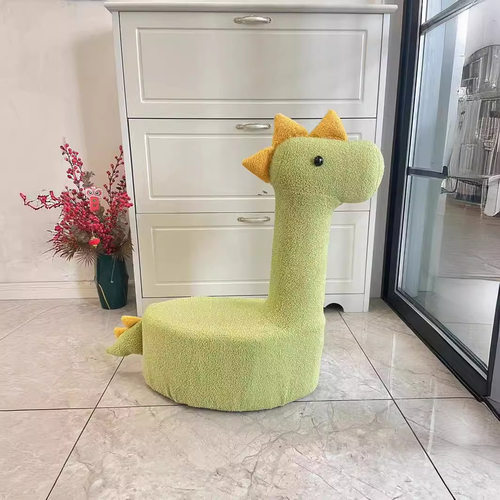 奶粉罐diy材料包奶粉罐凳子套长颈鹿沙发套长颈鹿套罩坐凳套布套