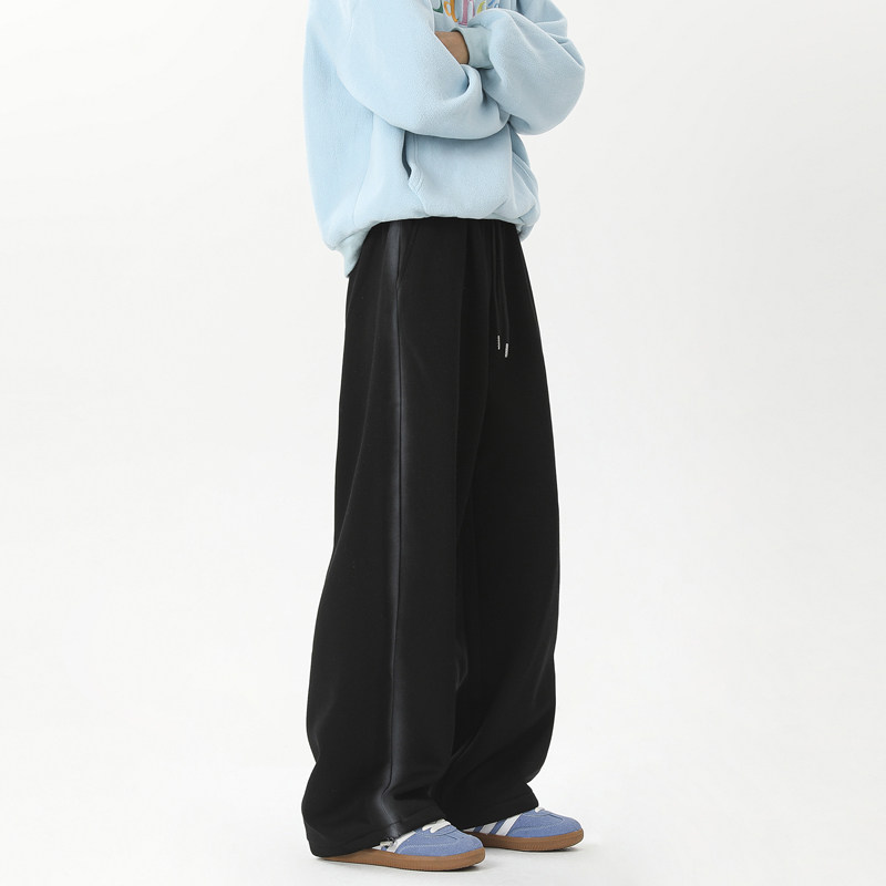 高品质男士宽松休闲加绒加厚卫裤618A-K006P60控89图片