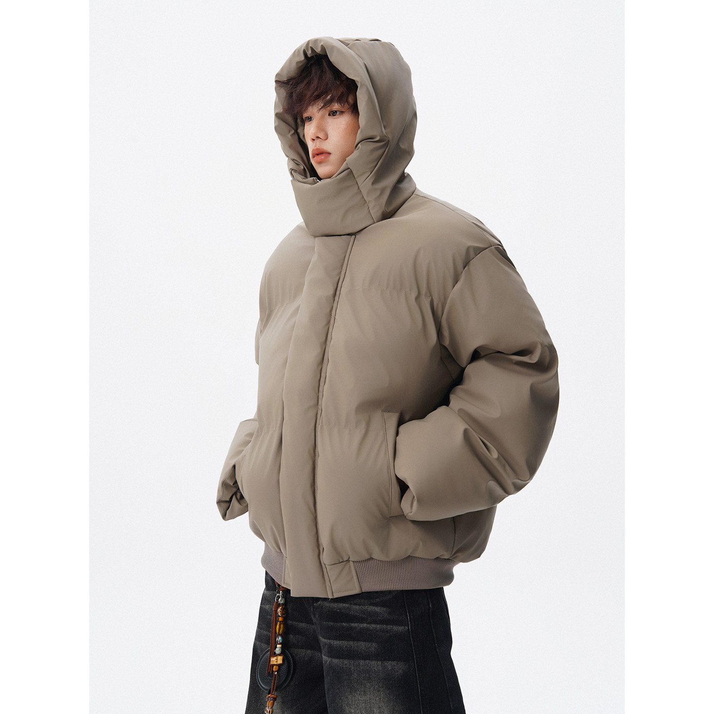 连帽加厚男士棉服618A-H922-特P80,男装棉衣,星座618A