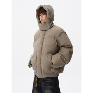 连帽加厚男士棉服618A-H922-特P80图片