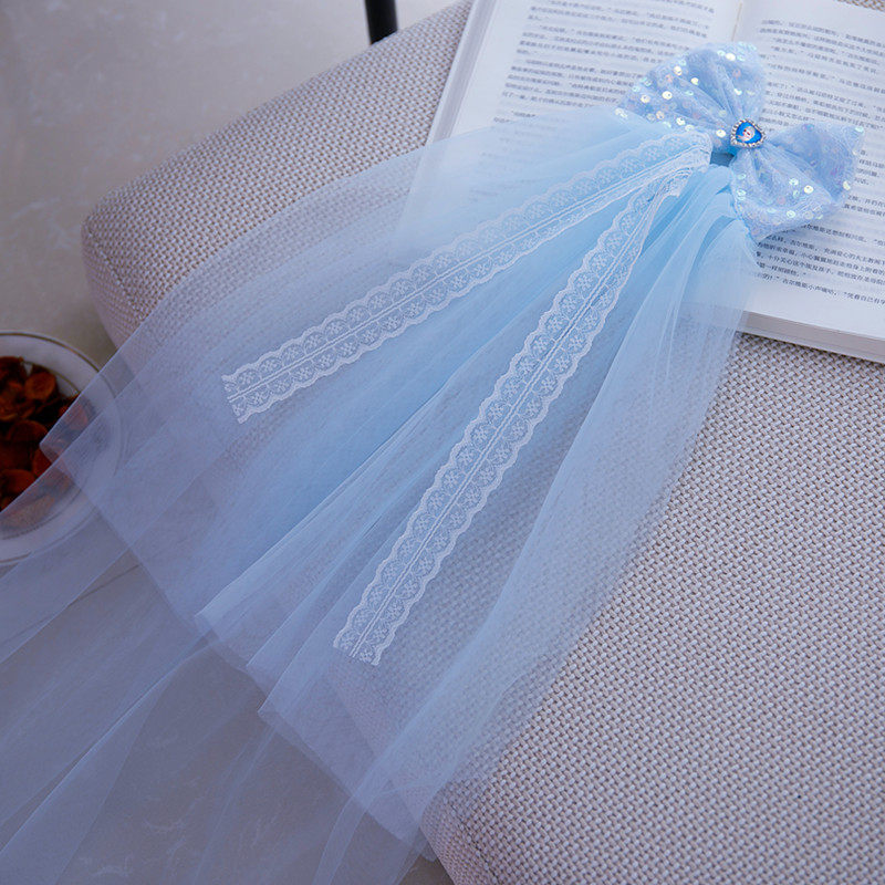 冰雪奇缘爱莎公主头纱儿童女童公主卡通可爱小女孩头饰发饰头纱