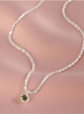 999纯银皇冠满天星项链女轻奢