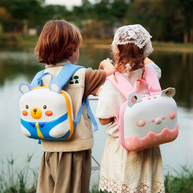 VABC新款双肩包儿童卡通可爱背包宝宝幼儿园超萌小班轻便蛋壳书包