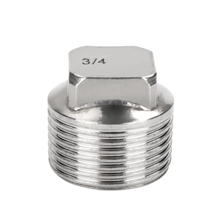 不锈钢4分堵头堵帽内丝外丝四分六分水管堵头闷头加厚铜管堵管帽