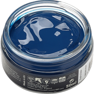 wren's进口补色鞋油蓝色宝蓝色鞋油真皮修复补色膏皮鞋保养护理乳