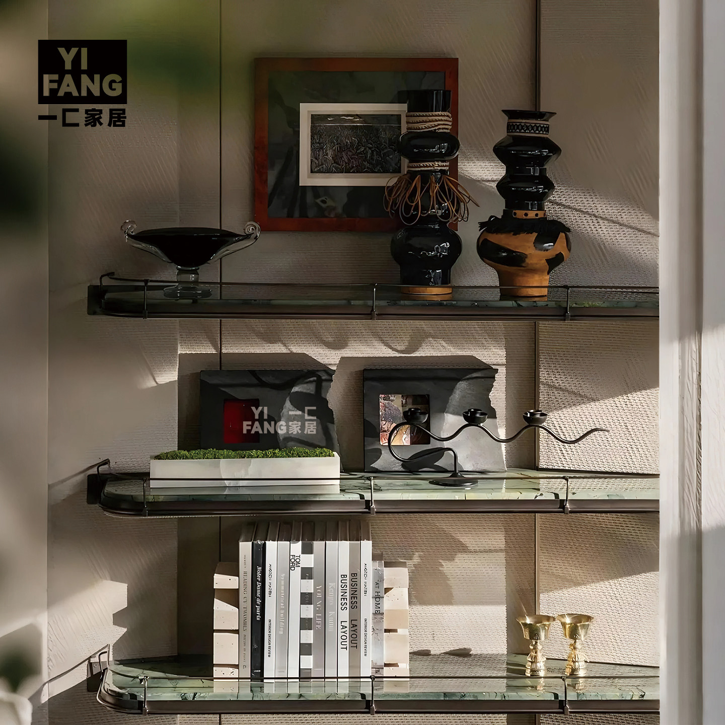 一匚 中古风陶瓷编织花器装饰画 书柜高级感家居小众装饰品摆设,家居饰品,装饰摆件,淘宝优惠券,粉丝福利购,淘宝优惠卷