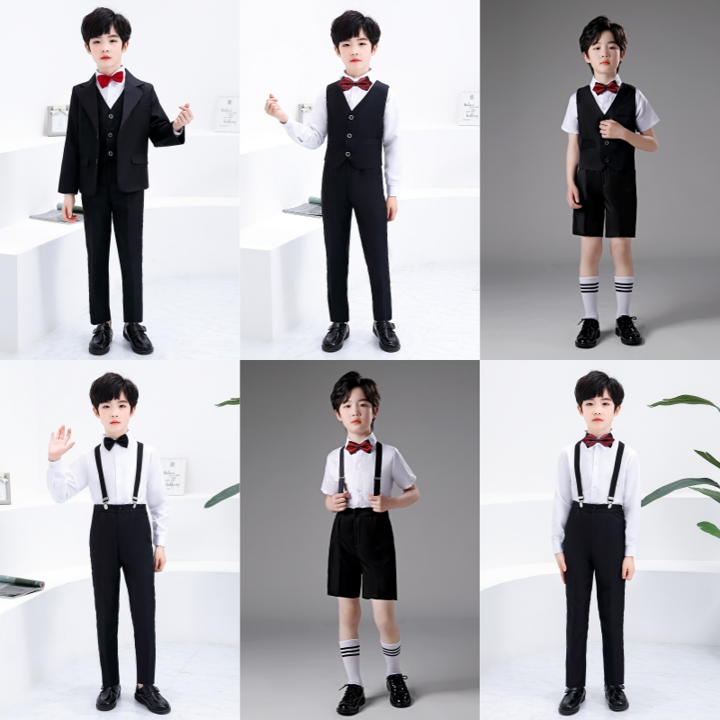 儿童礼服套装花童背带裤合唱服