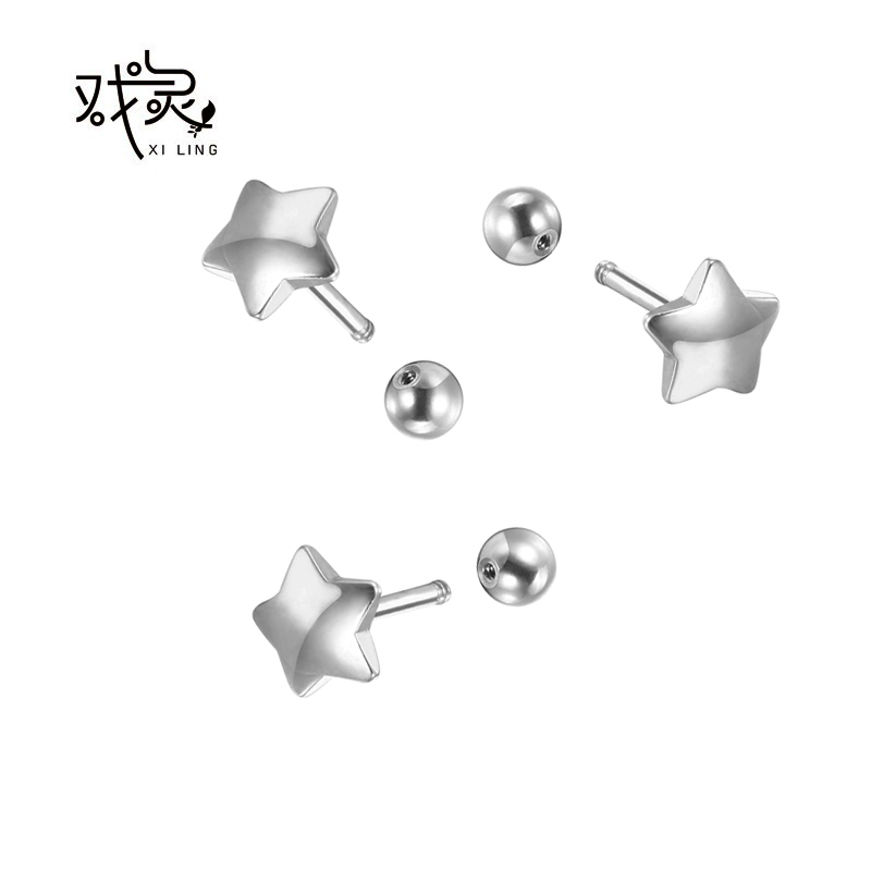 小众风潮女独特学生五角星耳饰