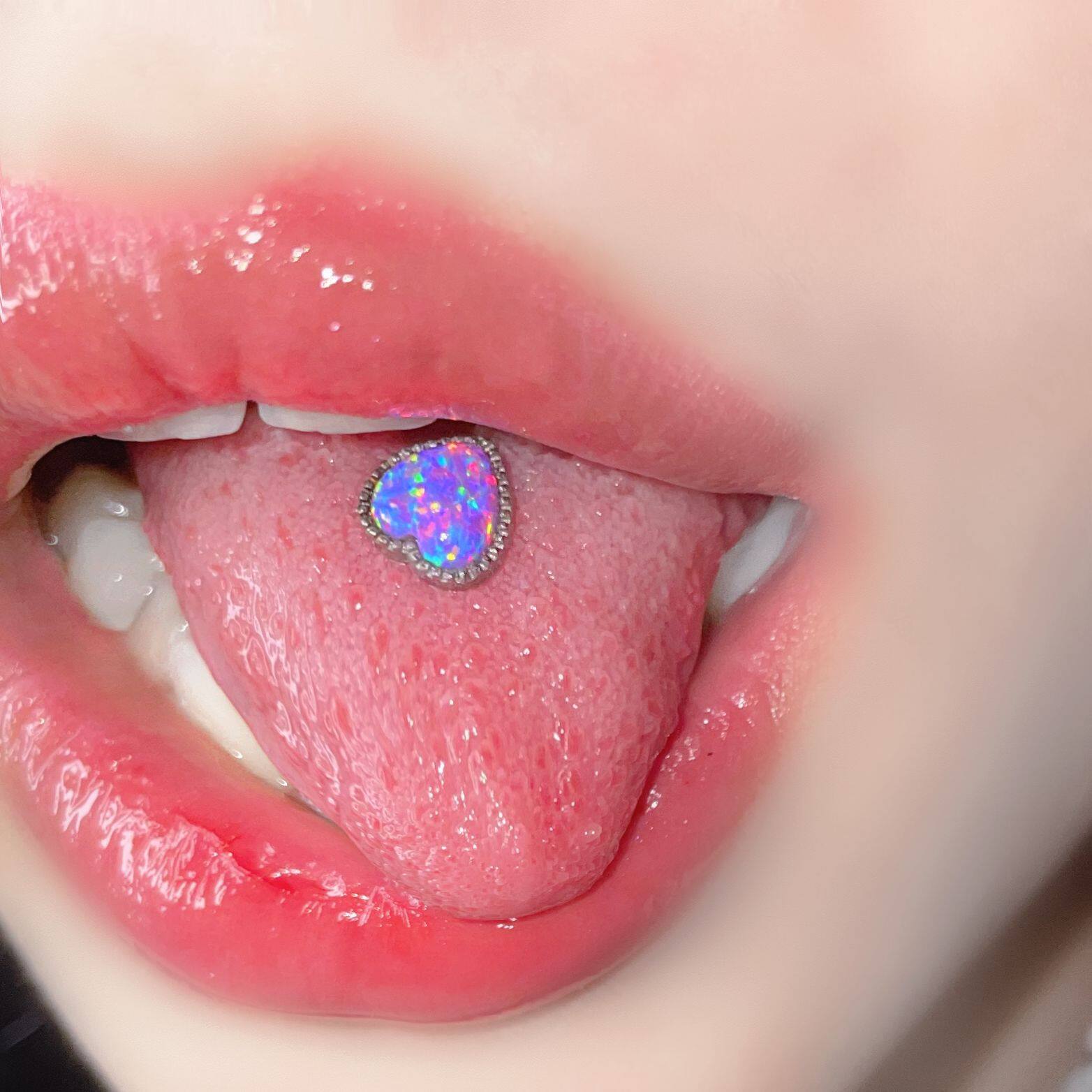 澳宝舌钉戏灵防过敏不掉色欧泊