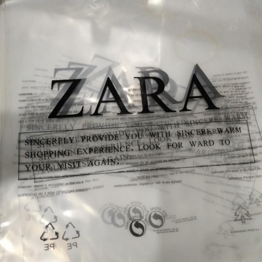 ZARA加厚拉链袋现货直销