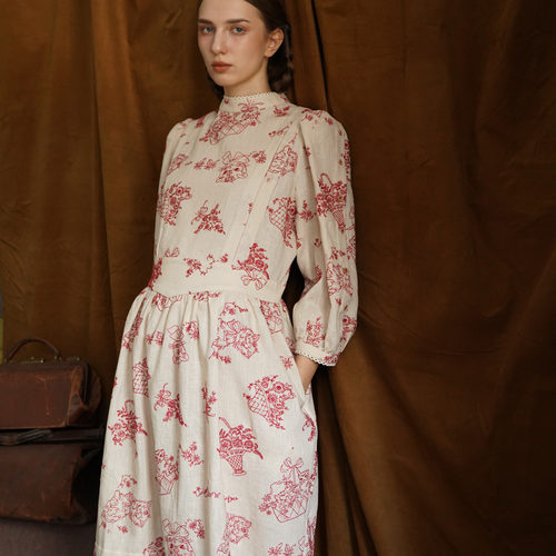 演员李梦明星同款连衣裙