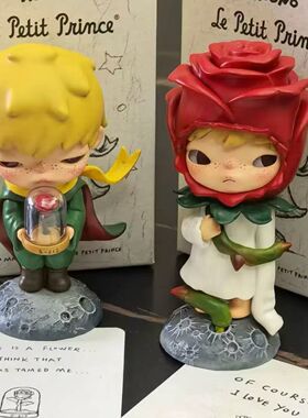 小野Hirono小王子系列盲盒小野-LePetitPrince大王子云朵玫瑰手办