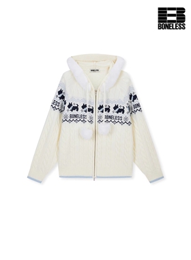 【岛系工装】BONELESS美式复古针织开衫慵懒宽松毛衣休闲叠穿上衣