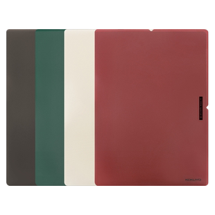 日本国誉KOKUYO一米新纯单片文件夹套装A4纸L型塑料单页夹插页文件袋档案资料试卷整理