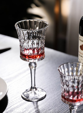 法国钻石红酒杯高档轻奢华玻璃杯
