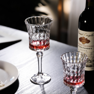 法国钻石红酒杯高档轻奢华水晶玻璃杯子白葡萄酒杯高脚杯洋酒酒具