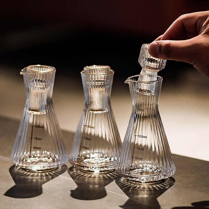 高档轻奢中式白酒杯分酒器套装