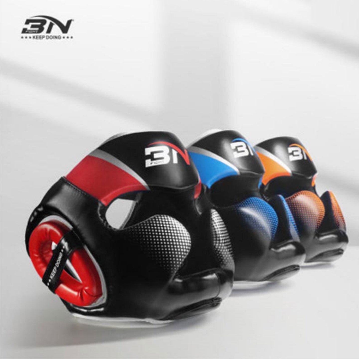 BN头盔儿童成人护头套跆拳道泰拳散打加厚3N头盔拳击护头搏击护具