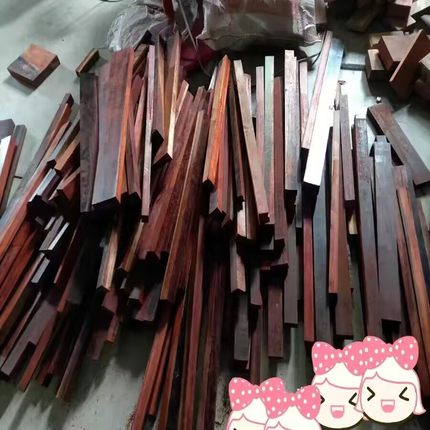 斤价处理4斤一份小叶紫檀刀柄红檀红木料 发簪 DIY雕刻珠子边角料