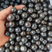瑕疵特卖 实木珠紫光檀黑檀酸枝红檀檀香果香混合红木珠枕芯珠5斤