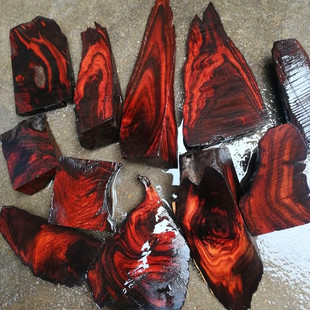 酸枝木料 小叶紫檀 红檀 随机混合红木小料边角料摆件雕刻DIY珠子