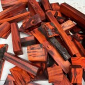 5斤清仓 印度非洲小叶紫檀老料diy边角料红木雕刻DIY珠子手串料