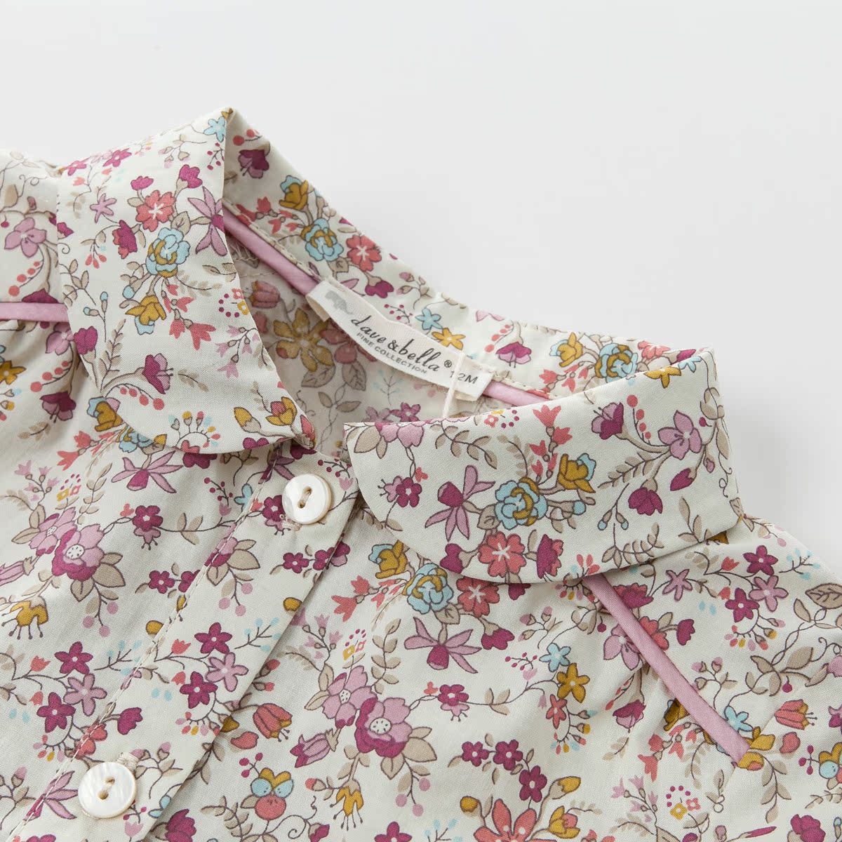 Chemise fille DAVEBELLA à manche longue - Ref 2086350 Image 3