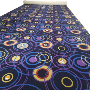 定制台球厅地毯用防火尼龙印花满铺高端酒店宾馆商用桌球室地垫