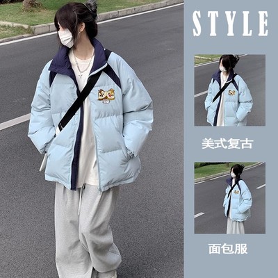 超好看不臃肿加厚百搭棉袄外套