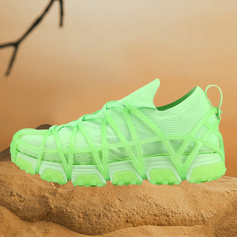 正品李宁夏季新款潮流音乐节MIXACE运动鞋女运动鞋 AZGS030-2