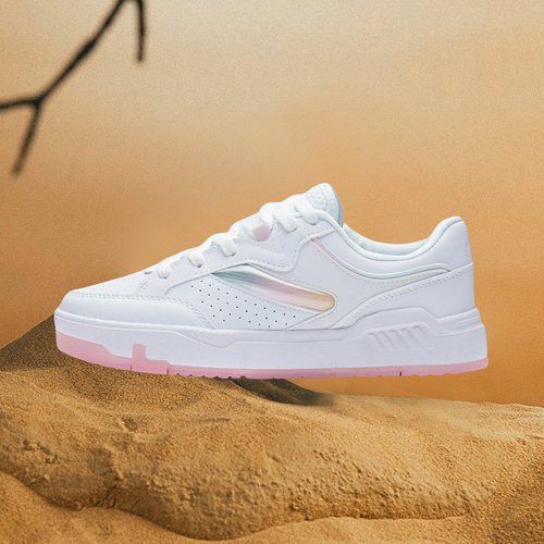 李宁正品 ACE 新款女子时尚潮流低帮舒适软弹运动休闲鞋AGCS032-4