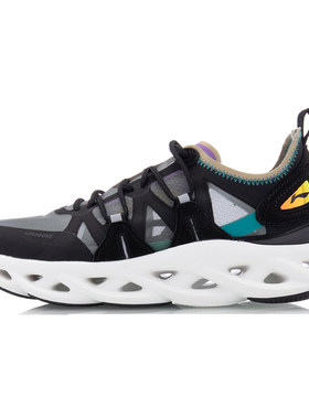 李宁跑步鞋弧跑鞋夏季新款回弹减震轻便透气运动女鞋ARHQ052