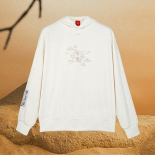 中国李宁故宫联名宝蕴楼卫衣男女款 套头连帽卫衣外套AWDQA67 时尚