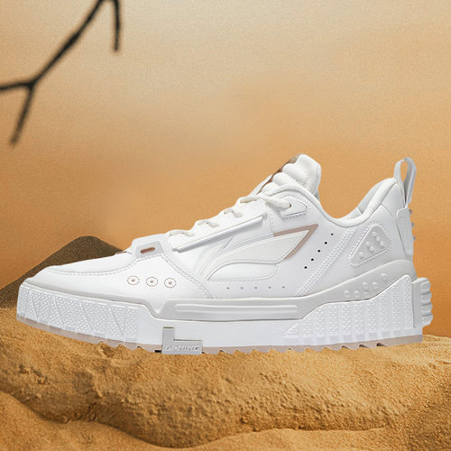 李宁LINING男子春 运动舒适 软弹 经典透气 休闲鞋AGCS075-3