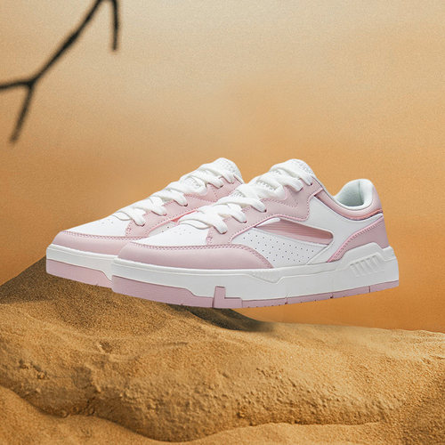 李宁正品 ACE 新款女子时尚潮流低帮舒适软弹运动休闲鞋AGCS032-2