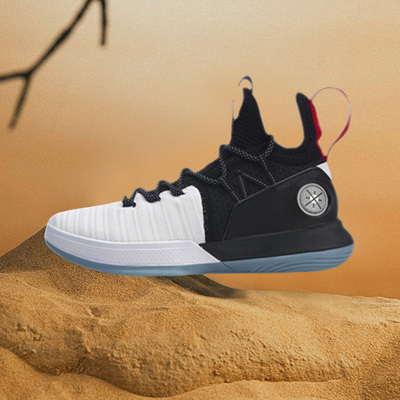 李宁男子篮球鞋云减震AIT VI一体织高帮防滑专业运动鞋ABAP005